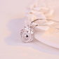 Crown Heart Necklace with Pendant