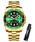 BINBOND Watches for Men Stainless Steel Rotatable Bezel Classic Dress Waterproof Luminous Luxury Big Face Business Date Mens Wrist Watch