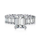 Light Luxury S925 Sterling Silver Zircon Ring for Women