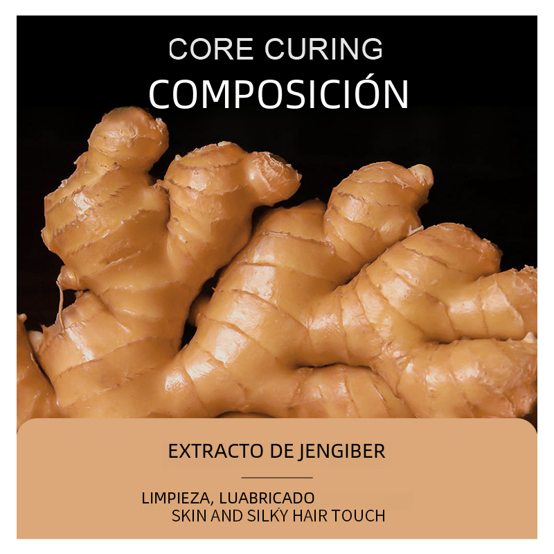 SADOER Ginger Refreshing Shampoo for Smooth Hair