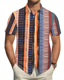 Hawaiian Shirt for Men Short Sleeve Button Down Shirt Men Casual Summer Tropical Beach Aloha Shirts Hawaii Party Multicolor