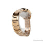 Coach Boyfriend Crystal Bezel Rose Gold Toned Wrist Watch