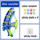 Slingshot Target Sticky Ball Dartboard - Glide Goods LLC