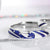 Couple Ring in Sterling Silver with Niche Enamel Design - Glide Goods LLC