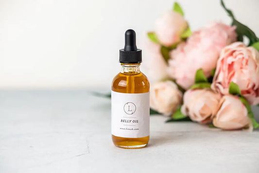 Belly Oil, Natural Stretch Marks Oil, Pregnancy Skin Care - Glide Goods LLC