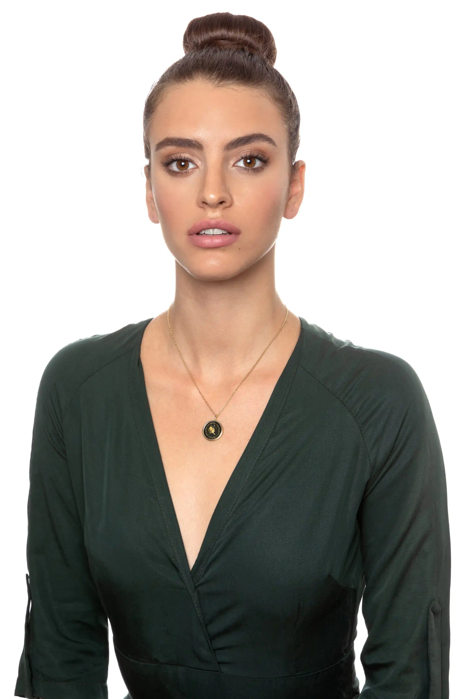 Leo Necklaces for Lovers of the Zodiac 24k Gold Inscribed - Glide Goods LLC