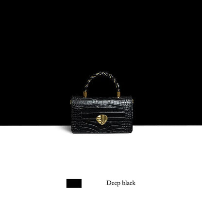 Vintage Genuine Leather Handbag with High-Quality Hardware - Glide Goods LLC