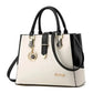 Women's Contrast Simple One Shoulder Handbag - Glide Goods LLC
