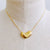 Bold Molten Heart Necklace - Glide Goods LLC