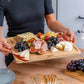 Wooden Cutting Boards for Kitchen with Juice Groove and Handles - Bamboo Chopping Boards Set of 3 - Wood Serving Trays - Glide Goods LLC