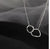 Sterling Silver and Gold Geometric Square Necklace - Glide Goods LLC