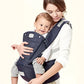 Baby Carrier with Bass Bear Hip Seat for Front Carry