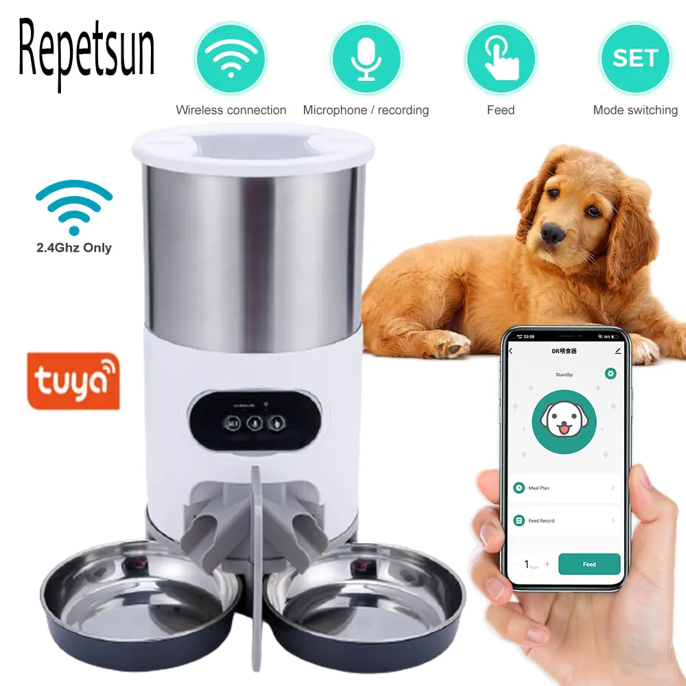 Wi-Fi Smart Pet Feeder - Glide Goods LLC